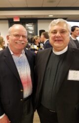 Consultant Jim Collins and Fr. Edward Kelaher