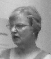 Black and white portrait of woman