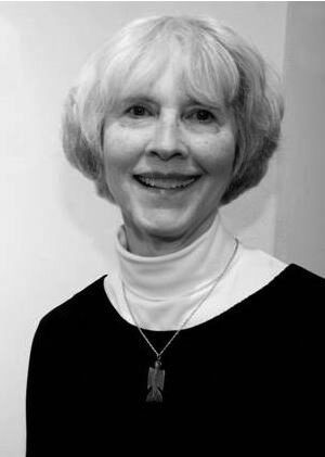 Woman in black and white portrait