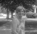 Woman smiling in a park