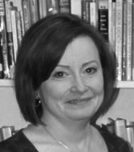Black and white portrait of woman