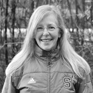 Woman outdoors in a sports jacket