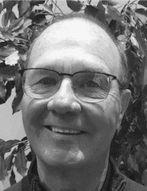 Smiling older man wearing glasses