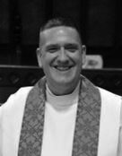 Happy individual in a church setting