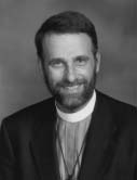 Black and white portrait of clergyman
