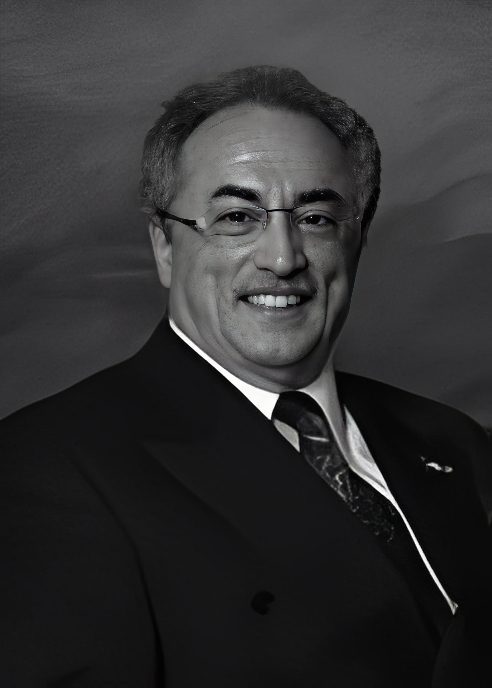 Smiling man in suit and tie portrait