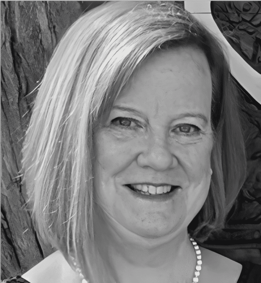 Smiling woman close-up portrait